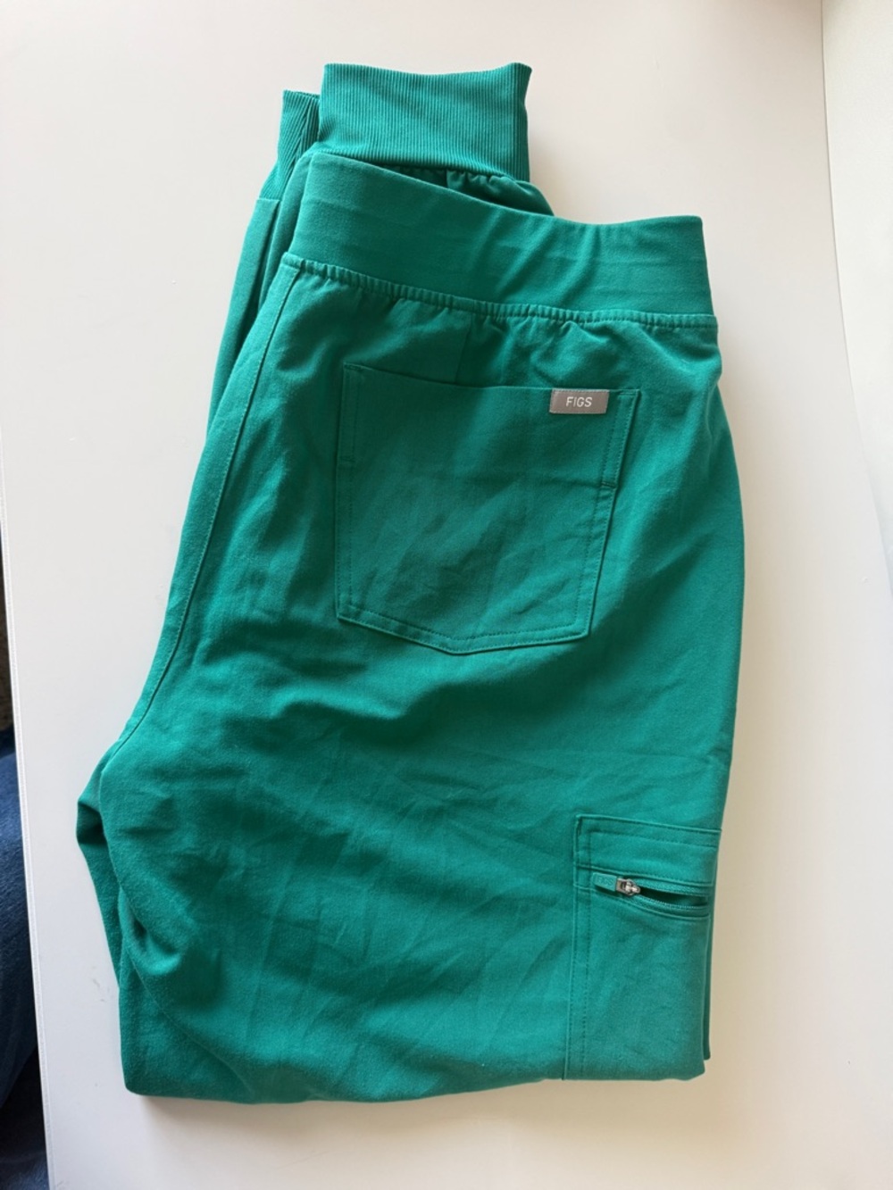 FIGS Zamora Jogger Hunter Green Scrub Pants